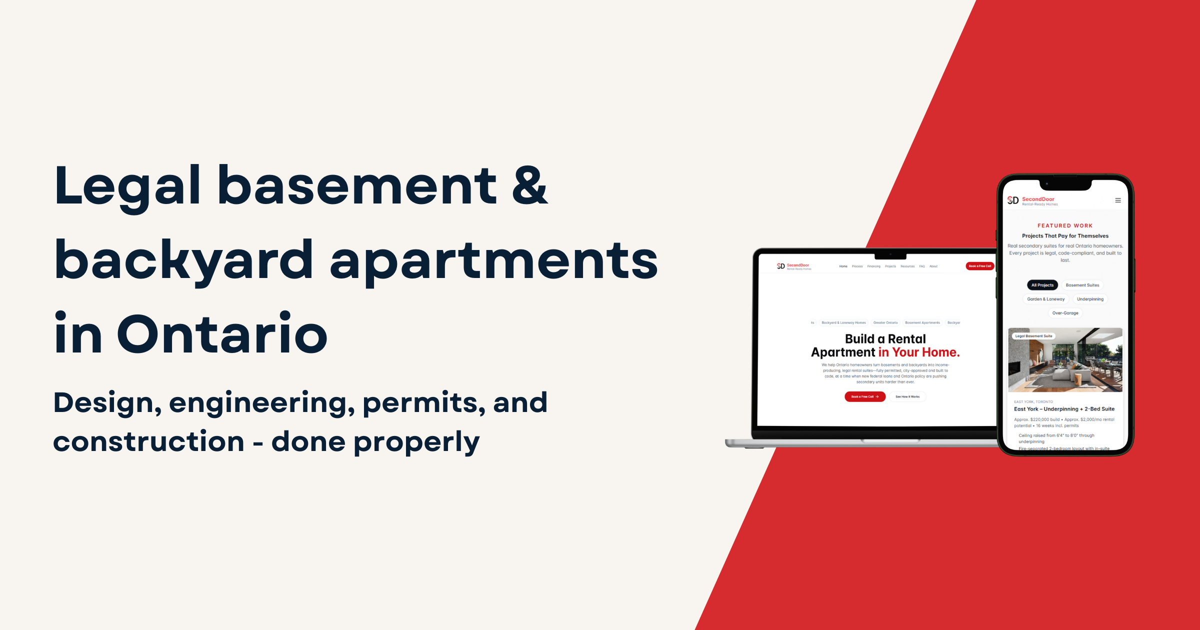 Legal Basement & Backyard Suites in Ontario | SecondDoor